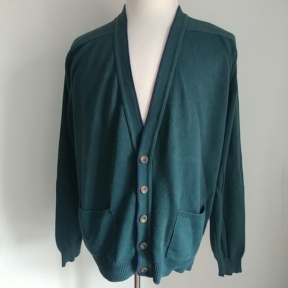 Christian Dior Green Cardigan Sweater